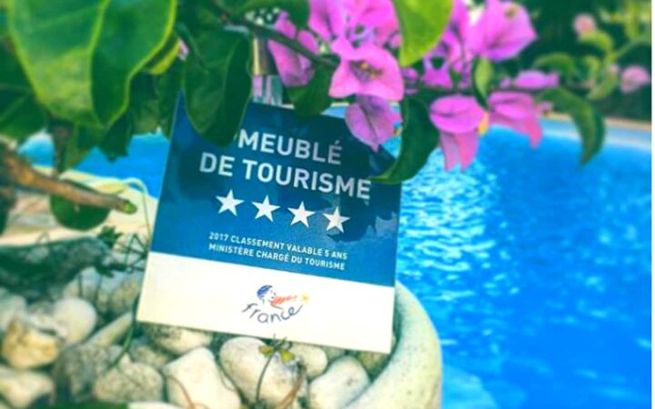 classement 4 * du meublé de tourisme les 3 soleils